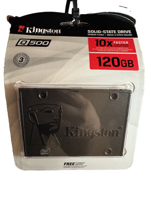 Kingston Q500 120GB 2.5'' SATA III SSD SQ500S37/120G Brand New Sealed