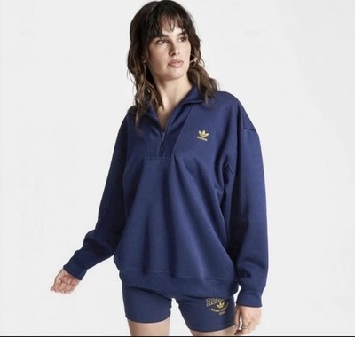 Adidas ADICOLOR CLASSICS Originals Oversized Half-Zip Screw Sweatshirt Women