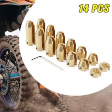 14Pcs Universal Brass Spoke Balance Weights 7 Size Motorcycle Wheel Refill Kit