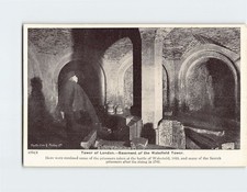 Postcard Basement of the Wakefield Tower of London England