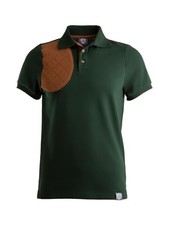 Herren Polo Classic Loden Patch Jagdshirt