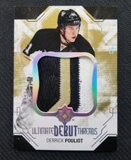 2014-15 Upper Deck Ultimate Collection Debut Threads Patch Derrick Pouliot /100