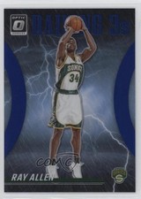 2023-24 Panini Donruss Optic Raining 3s Blue Prizm 5/49 Ray Allen #5 HOF 13hf
