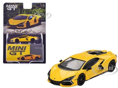 ミニカー Lamborghini Revuelto LAMBORGHINI REVUELTO YELLOW 1/64 DIECAST MODEL CAR BY MINI GT