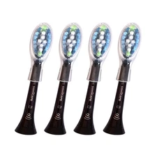 4x Philips Sonicare DiamondClean C3 Replacement Brush Heads | Black | No Box