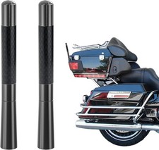 Bingfu Motorcycle Carbon Fiber Antenna Mast For Glide Road Glide Fat Boy Electra