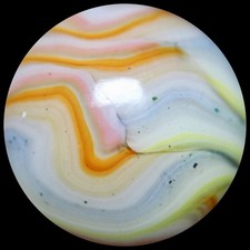 JABO Dave's Fall Classic Marble Collector Series: Rare Pastel Rainbow w/Flames