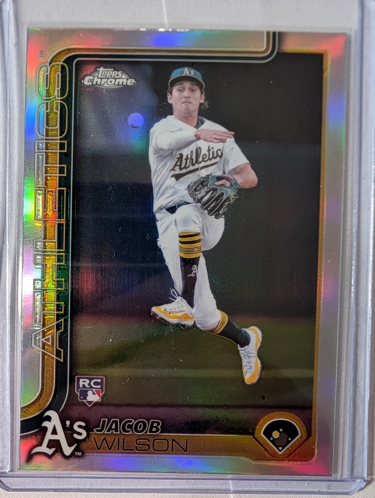 2025 Topps Chrome #96 Jacob Wilson Sepia Refractors
