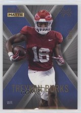 2022 Wild Card MATTE X-Plode Silver - Blue X /25 Treylon Burks Rookie RC 2qw. rookie card picture