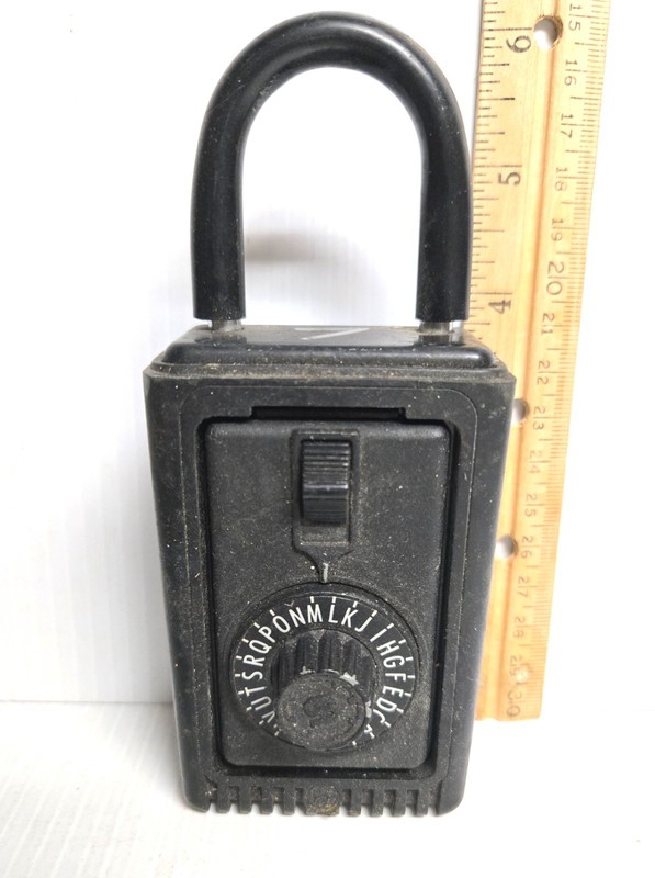 GE SECURITY SUPRA COMBINATION KEY LOCK BOX PADLOCK