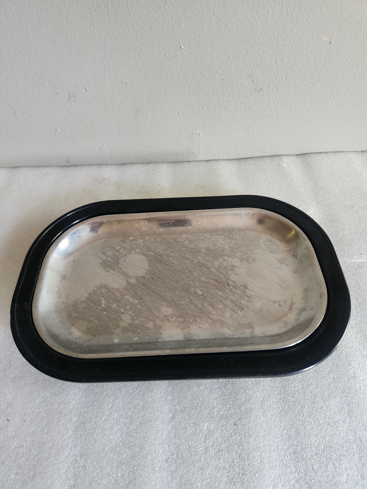 Vintage Thermo Plate by Service Ideas Inc Stainless Steel Sizzling Steak Platter