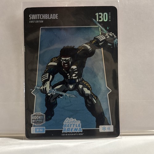 Travis Hunter Switchblade Battlefoil Ice 2026 Bo Jackson Battle Arena #BF-192
