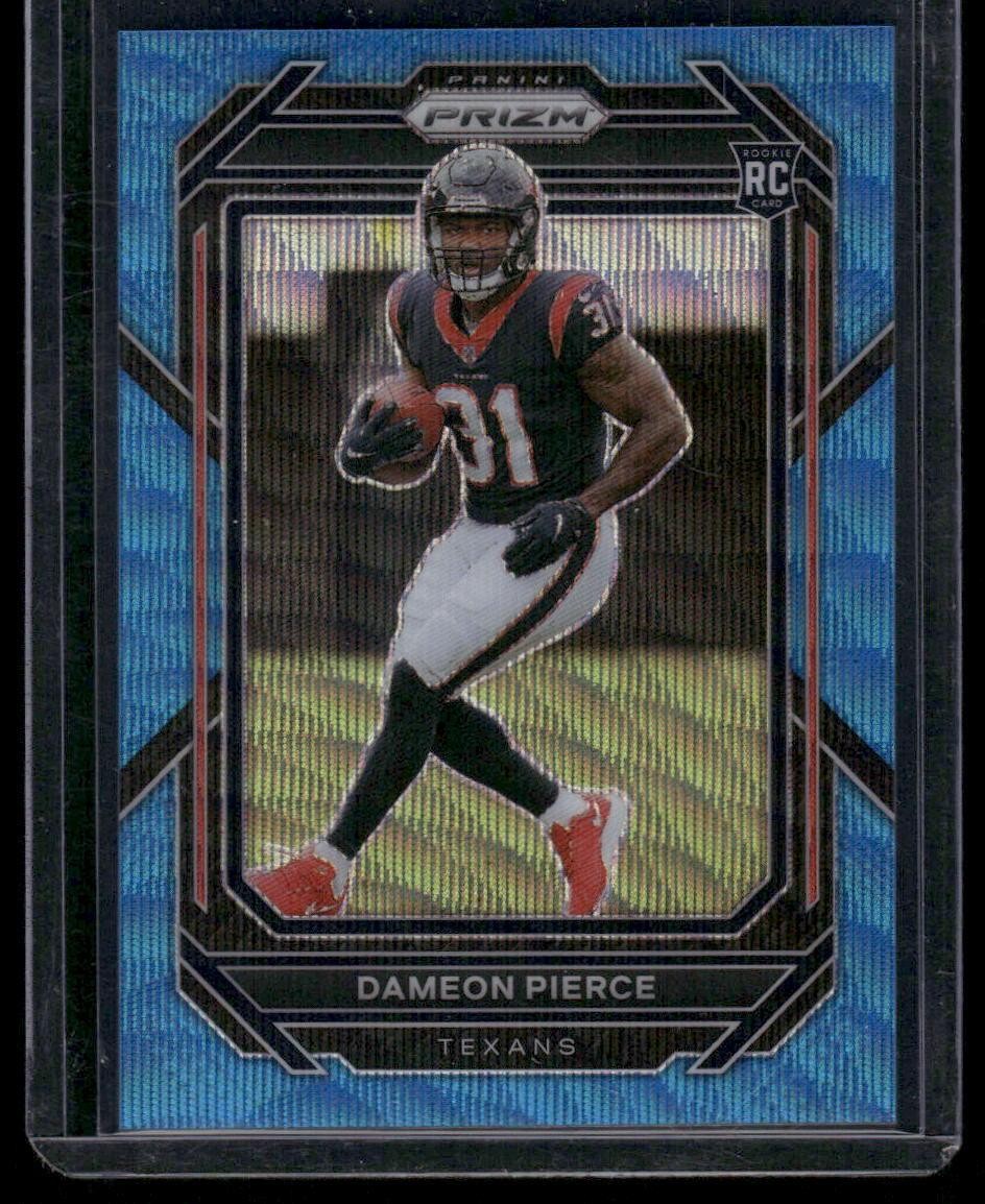 2022 Panini Prizm #322 Dameon Pierce Blue Wave #/199
