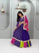Fox Georgette Choli with Lehenga and Fox Georgette Dupatta Heavy Embroidery Sequ