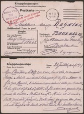 Germany WWII 1941 - POW Postcard Stalag VIII A to Belgium - Censor EPB855