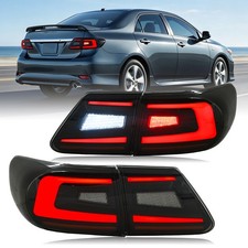 Pair Led Tail Lights For Toyota Corolla 2011 2012 2013 Rear Lamps Turn Signal