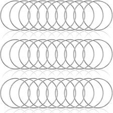 Metal Floral Hoops - 30 Pcs 3 Inch Rings for DIY Crafts