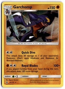 Garchomp 62/131 Forbidden Light Holo Rare
