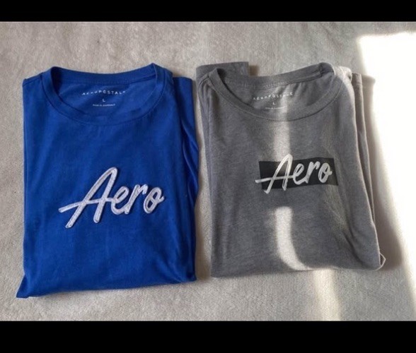 2x Aeropostale Men’s T-Shirts Size L