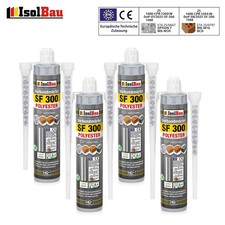4 x 300ml Injektionsmörtel SF 300 Verbundmörtel 8 x Mischer Montagemörtel