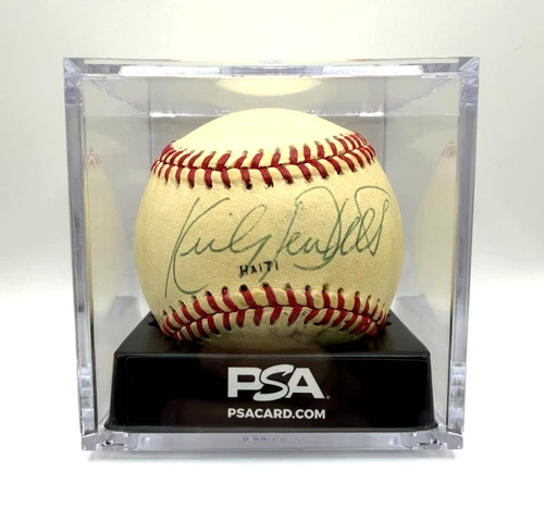 Kirby Puckett Signed Baseball PSA/DNA with Letter of Authenticity HOF
