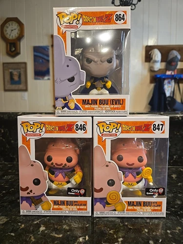 Funko Pop! Dragonball Z Majin Buu Paquete 864 846 y 847-Ver descripción-