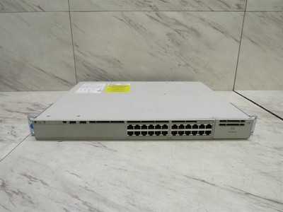 Cisco Catalyst C9200-24P-A 24-Port PoE+ Switch Dual PSU Tested NM-BLANK