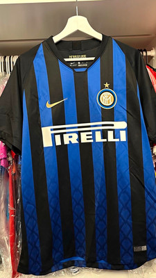 Nike DRI-FIT Inter Milan Heimtrikot blau/schwarz Gr. L #9 Icardi 2018/19