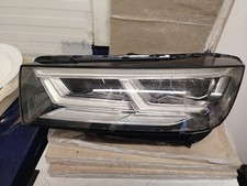 AUDI Q5 PASSENGER SIDE LEFT LED HEADLIGHT QS5 FRONT GENUINE 2018 2020