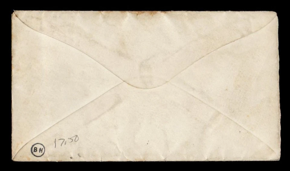 DR WHO 1860S LADY'S COVER FANCY CANCEL PORTLAND ME TO OAK HILL STATION M M59628 - Image 2 of 2