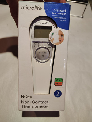 Microlife Non-Contact Forehead Thermometer NC 200 Open Box