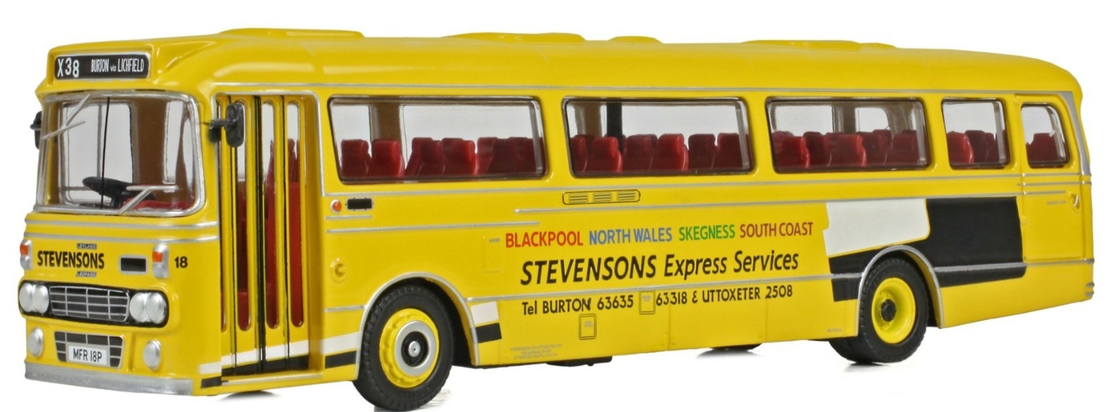 EFE ROAD STEVENSONS OF UTTOXETER ALEXANDER Y TYPE LEYLAND LEOPARD E39201