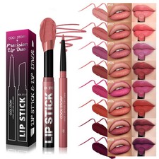 Lipstick Set with Lip Gloss and Lip Liner Waterproof Long Lasting Moisturizing 2