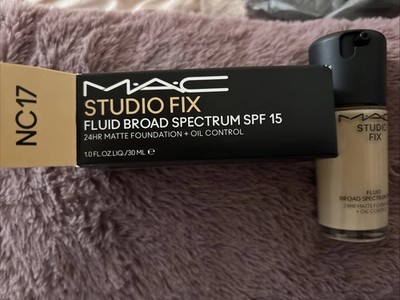 MAC Studio Fix Fluid SPF 15 24hr Matte Foundation NW10 1 Oz Oil Control