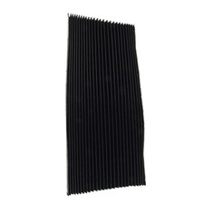 Black Rubber Foldable Accordion Pleats,Shield Cover for CNC Machine