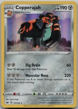 Copperajah Holo 137/202 HR SWSH01: Sword & Shield Base Set LP Pokemon Card