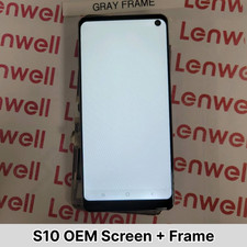 DISCOUNT Original OEM for Samsung Galaxy S10 LCD Display Screen w/ Midframe