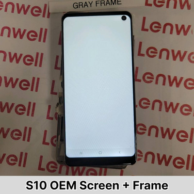 DISCOUNT Original OEM for Samsung Galaxy S10 LCD Display Screen w/ Midframe