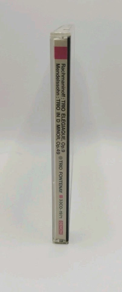 ✨CD RACHMANINOFF - MENDELSSOHN / TRIO FONTENAY / JAPAN PRESSAGE DENON - Photo 3/4