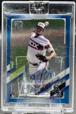 2021 Topps Clearly Authentic Autographs Blue DANE DUNNING #CAADD RC Auto /25