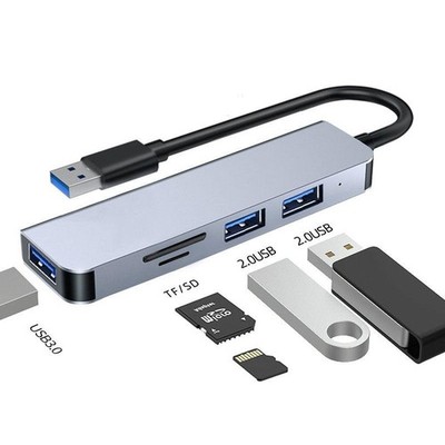 Type-C 5-in-1 Docking Station / USB 3.0 Hub  SD/TF Splitter für MacBook