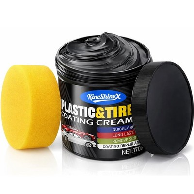 Black Trim Restorer, Plastic Restorer for Cars Restore Faded Bumpers, Plasti...