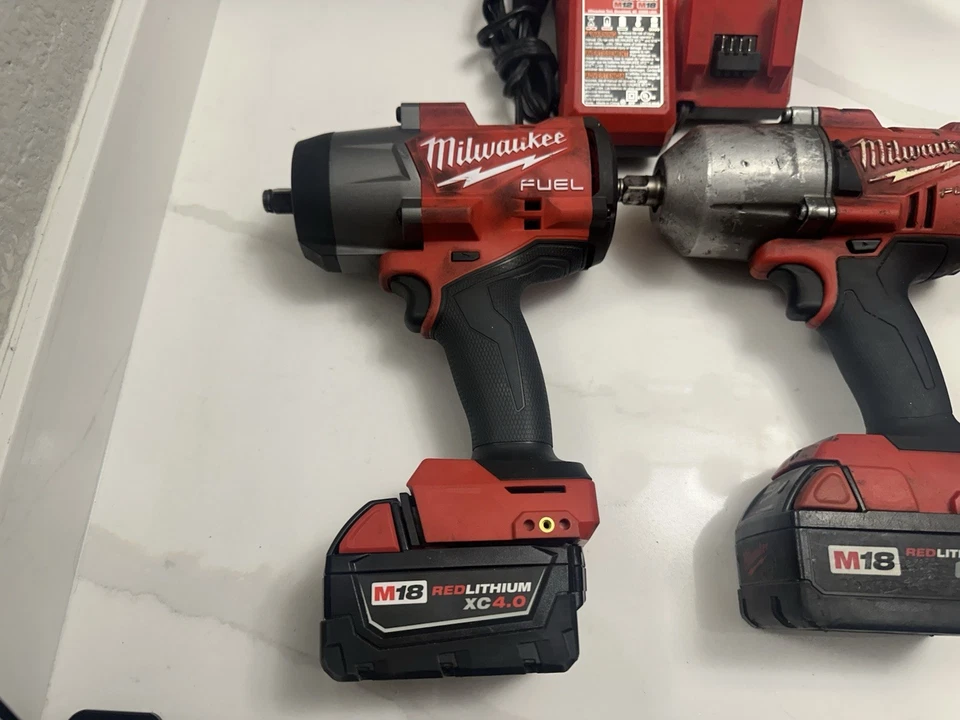 Milwaukee Brushless 3 Tools 2 Batteries And Charger - Image 2 of 4