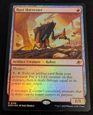 MTG - Rust Harvester FOIL - Edge of Eternities - Pack Fresh!!