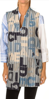 Desigual Strickweste 19SWEWXC Mehrfarbig Gr. 38 M Damen Weste Strick Bunt