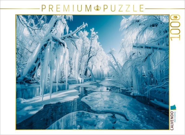 Calvendo Puzzle Frozen World – Ice Storm And Cold | 1000 Pieces, Finished Size 2-image