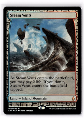 #ad #ad Steam Vents 12 Zendikar Expeditions Foil NM C $178.69
