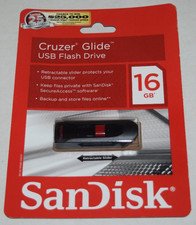 SanDisk Cruzer Glide 16GB USB Flash Drive New Sealed