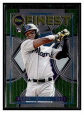 2022 Topps Finest Flashbacks #103 Bryan De La Cruz RC Miami Marlins