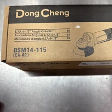 DongCheng Angle Grinder 4-1/2 inch 6.7-Amp Paddle Switch 11800RPM Power Elect...